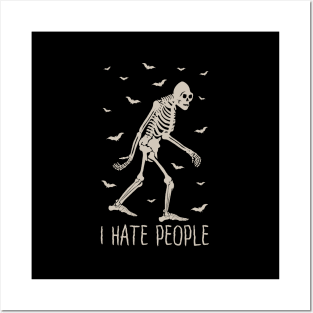 Bigfoot I Hate People Posters and Art